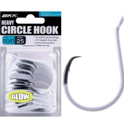 Clearance BKK Offset Heavy Circle Glow Anzuelos Sueltos