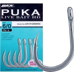 Best BKK Puka Livebait HD Anzuelos Sueltos