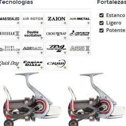 Online Tournament Basiair Z45 QD Carretes Daiwa|Carretes Surfcasting