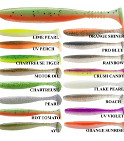 Outlet Tournament D'Fin 76 MM Peces Daiwa|Señuelos De Vinilo