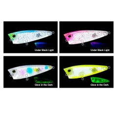 Hot Light Game Popper Peces Duel|Señuelos Rockfishing
