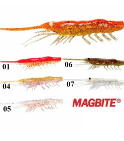 Gamba Snatch Bite Shrimp 4" Señuelos De Vinilo|Artificiales Magbite
