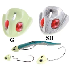 Clearance Absolut Worm Head Assist Y Anzuelos Señuelos|Cabezas Plomadas