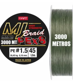 Hot MJ Olive 3000 MT Hilos Trenzados