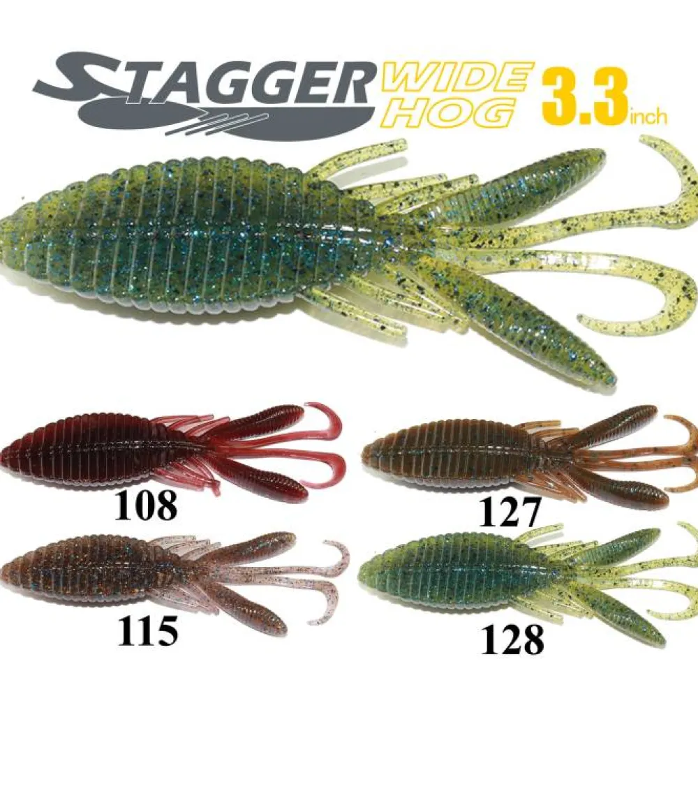 Clearance Stagger Wide Hog Señuelos Hideup|Señuelos De Vinilo