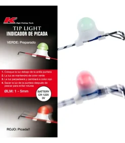 Best Indicador Picada Tip Light Accesorios Pesca Surfcasting|Indicadores Picada
