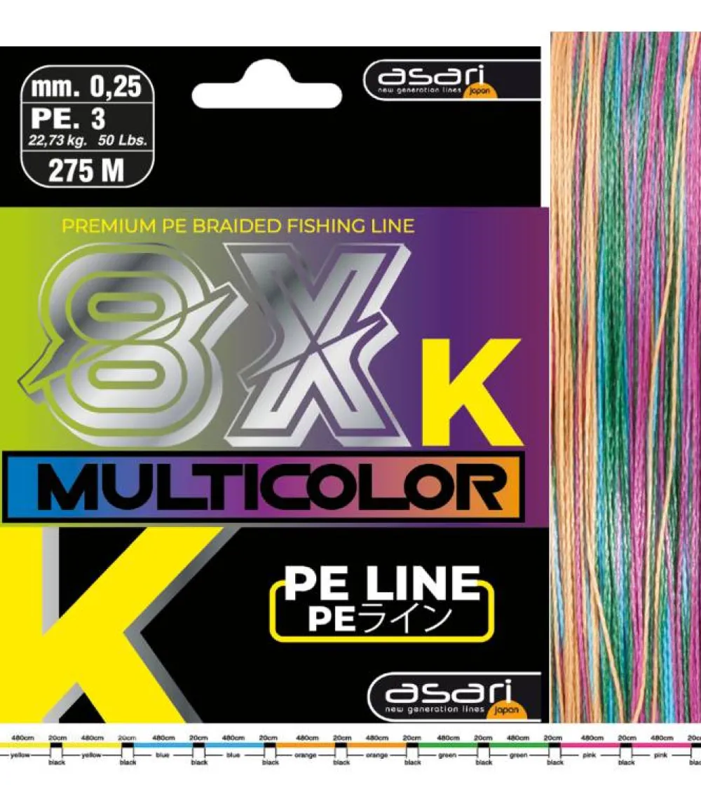 Clearance Trenzado K-8 Multi Hilos Trenzados